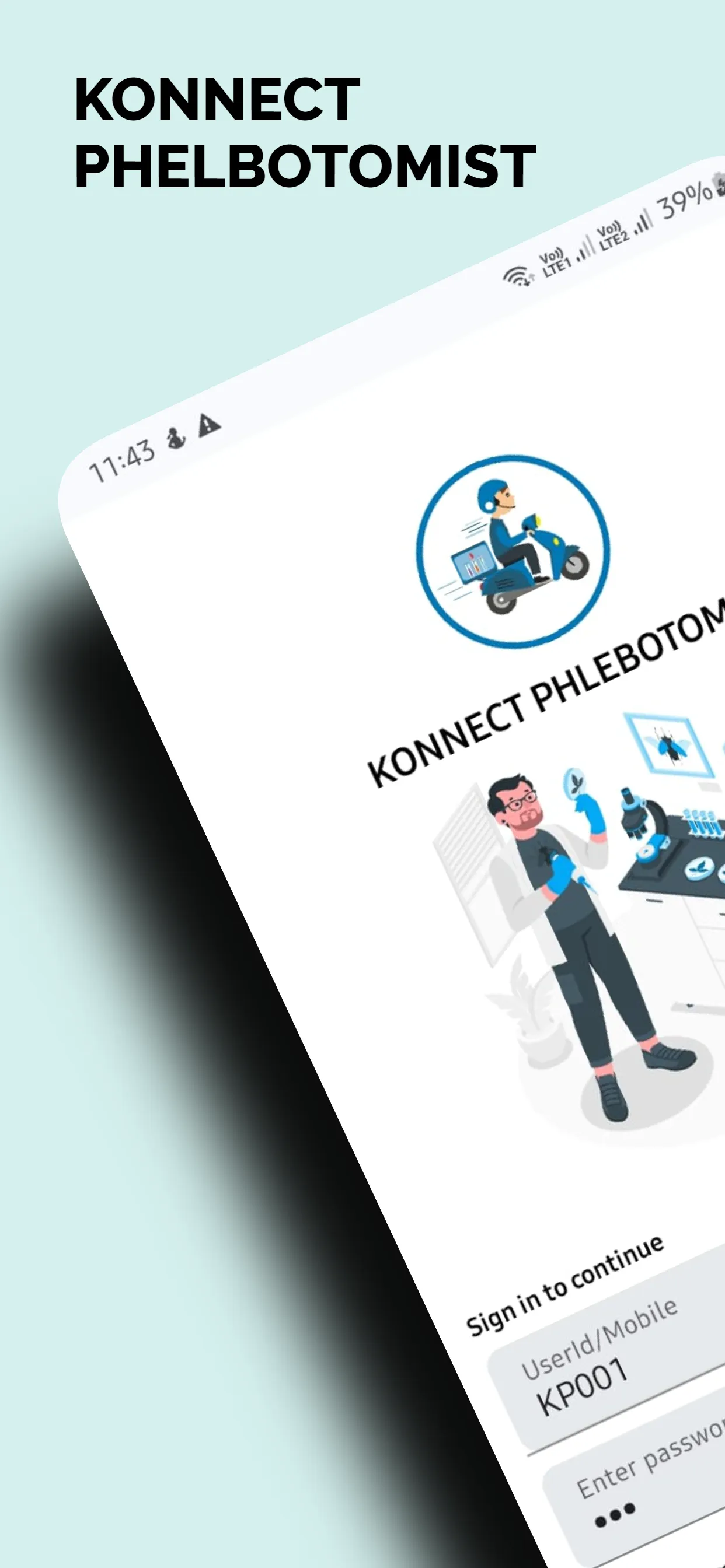 Konnect Phlebotomist | Indus Appstore | Screenshot