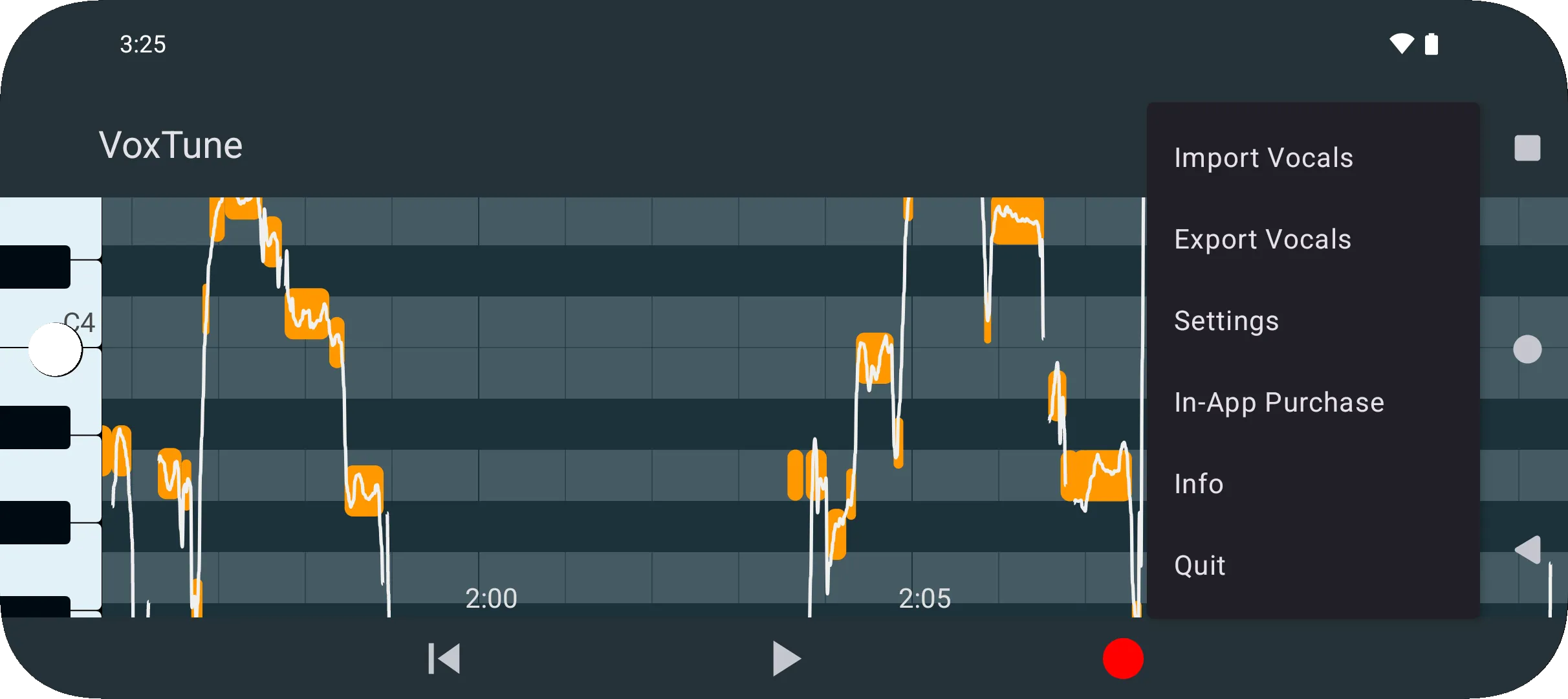 VoxTune - Vocal Pitch Tuner | Indus Appstore | Screenshot