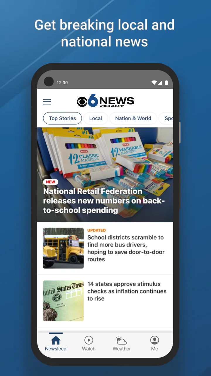 WRGB CBS News 6 | Indus Appstore | Screenshot