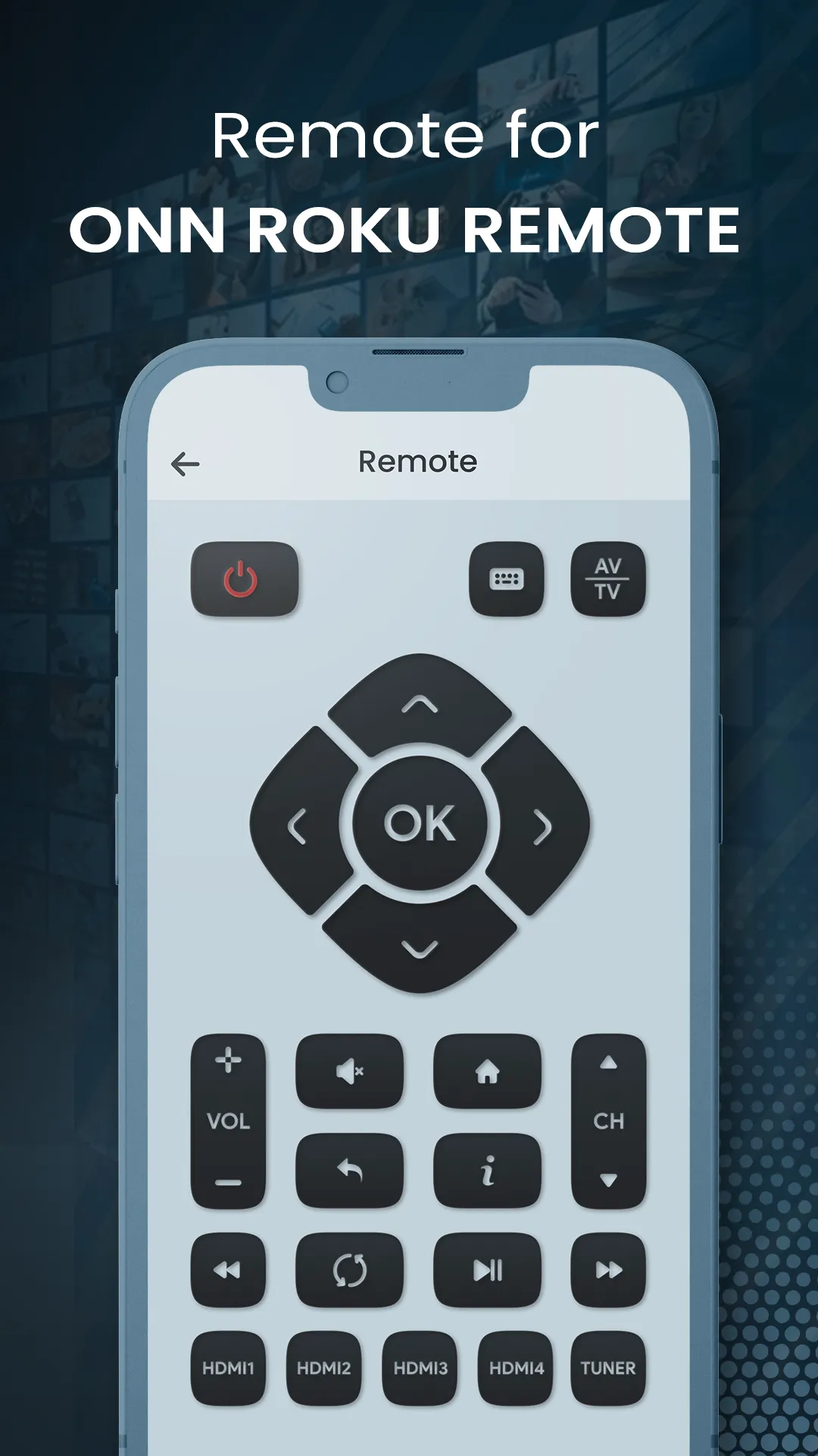 Remote for Onn Roku TV | Cast | Indus Appstore | Screenshot