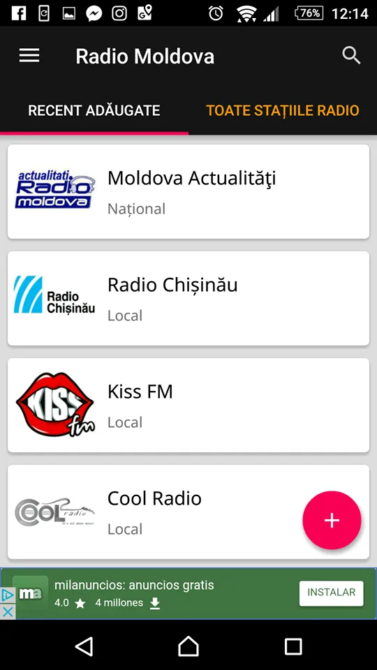 Radiouri din Moldova | Indus Appstore | Screenshot