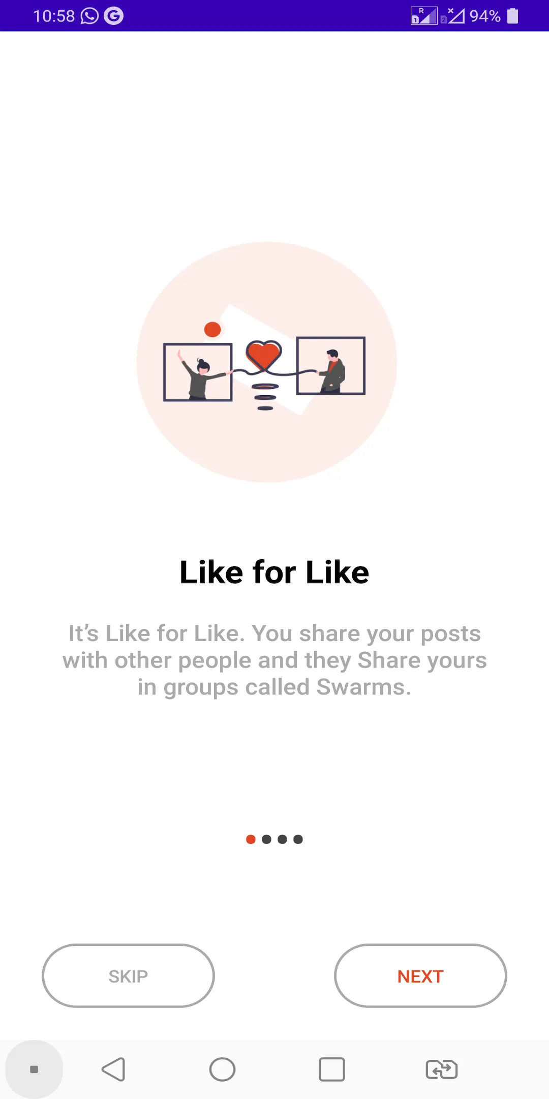 Content Swarm | Indus Appstore | Screenshot