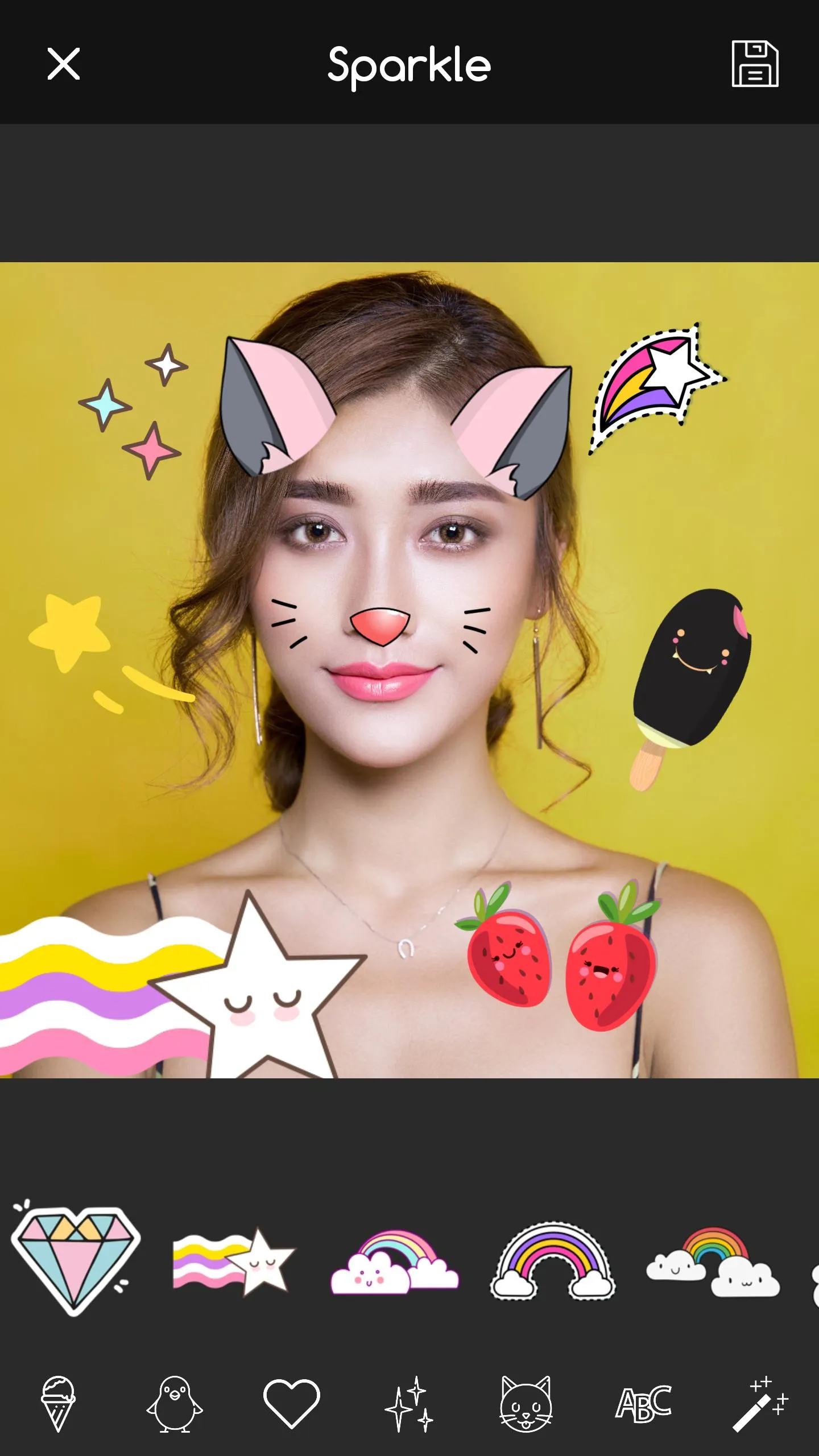 Kawaii Photo Editor: Deco Cute | Indus Appstore | Screenshot