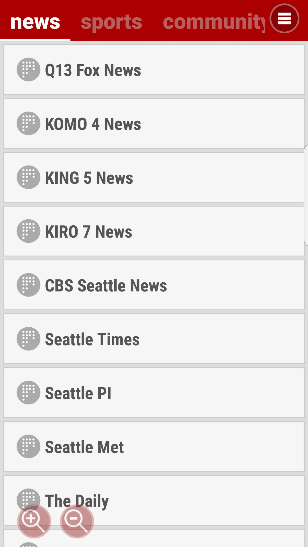 Seattle Here and Now - News | Indus Appstore | Screenshot