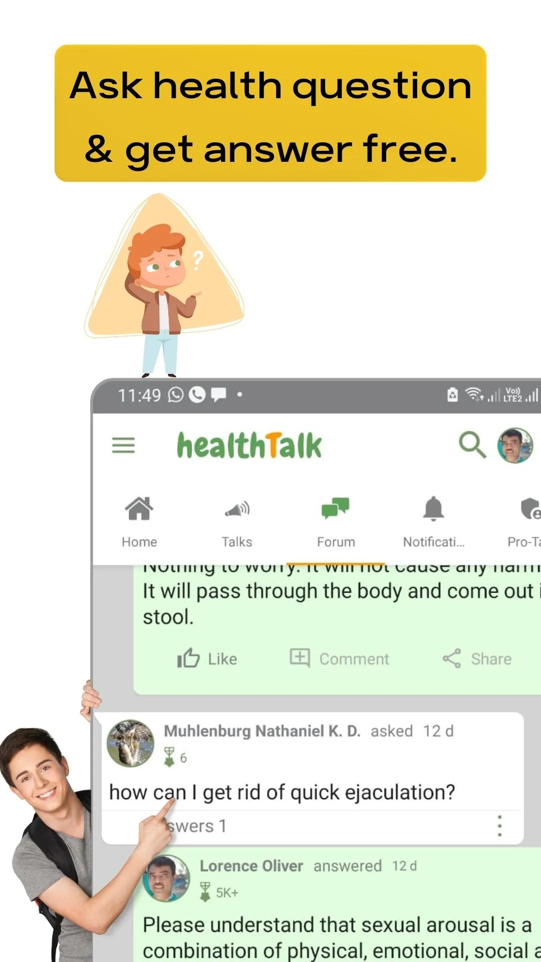 Health Talk - Ask Questions | Indus Appstore | Screenshot