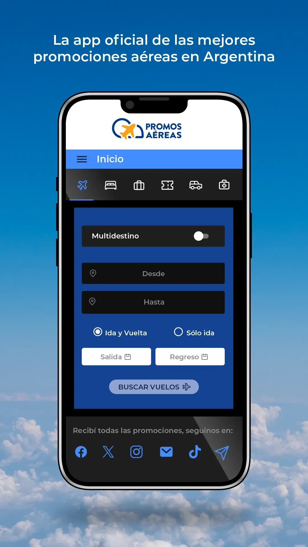 Promos Aéreas - Vuelos baratos | Indus Appstore | Screenshot