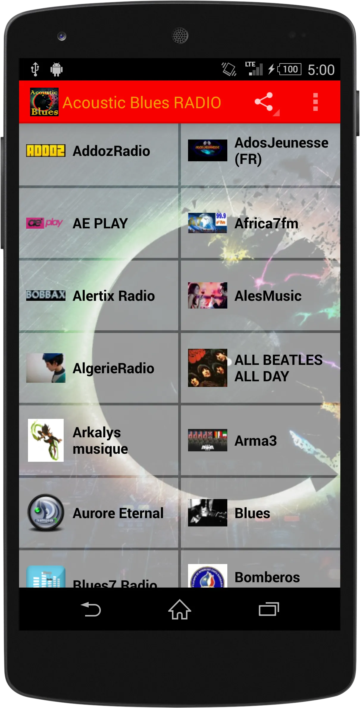 Acoustic Blues Music Radio | Indus Appstore | Screenshot