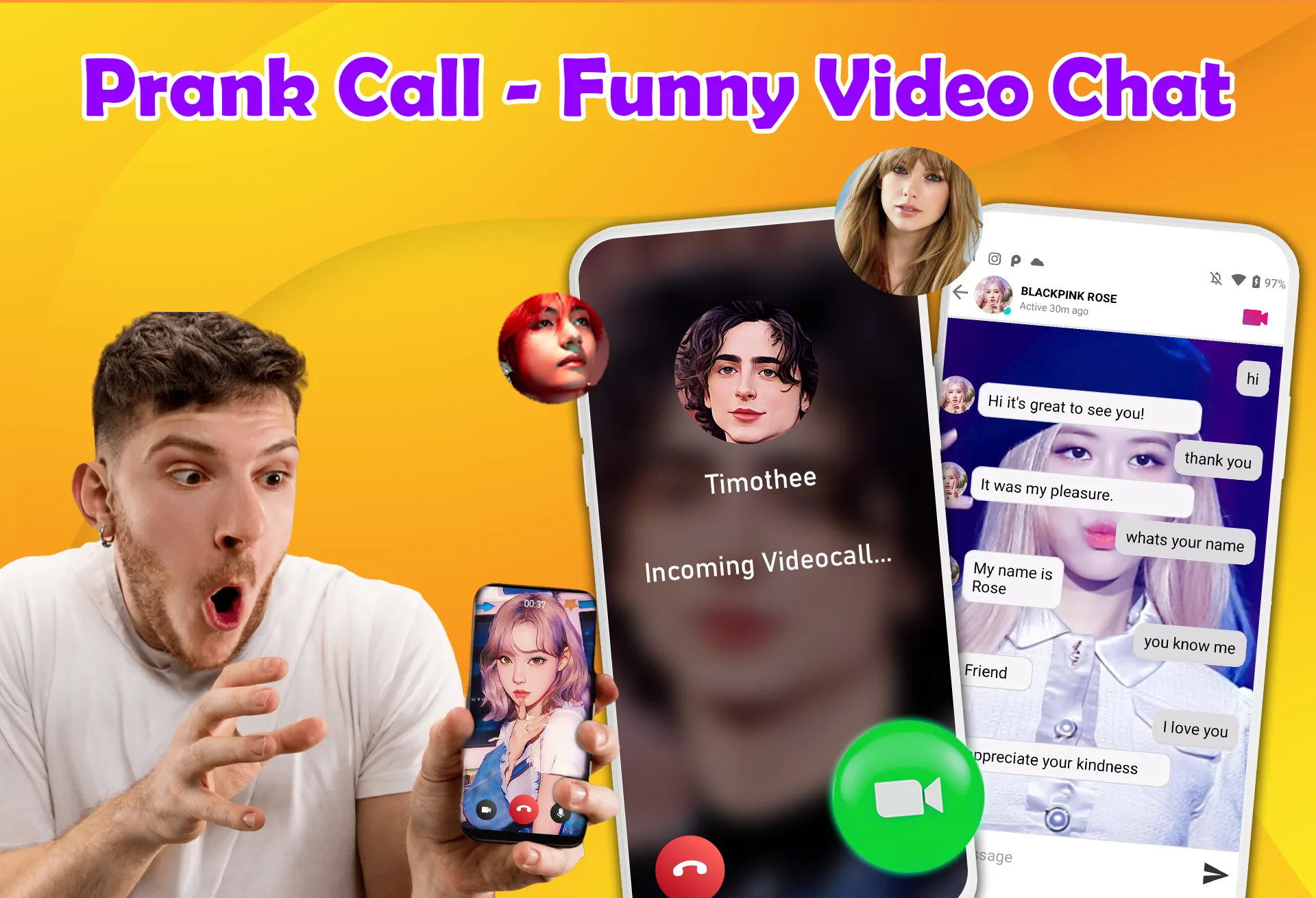 Prank Call - Funny Video Chat | Indus Appstore | Screenshot