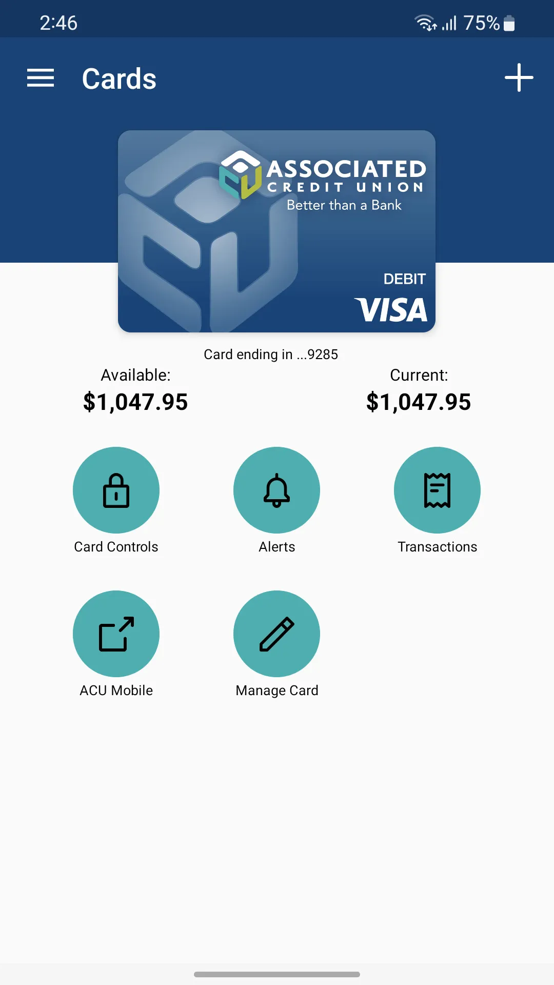 ACU Wallet | Indus Appstore | Screenshot