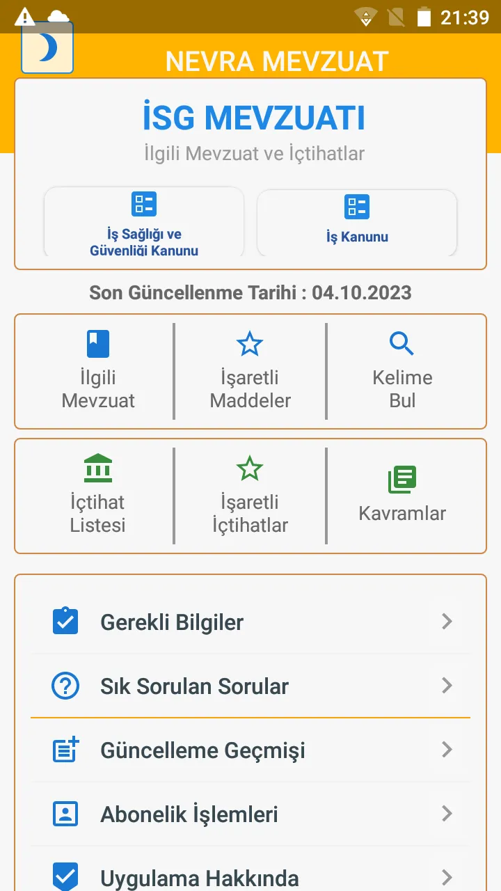 İSG Mevzuatı | Indus Appstore | Screenshot