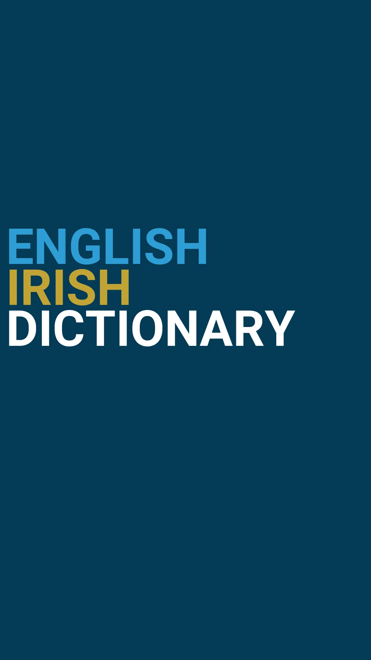 English : Irish Dictionary | Indus Appstore | Screenshot