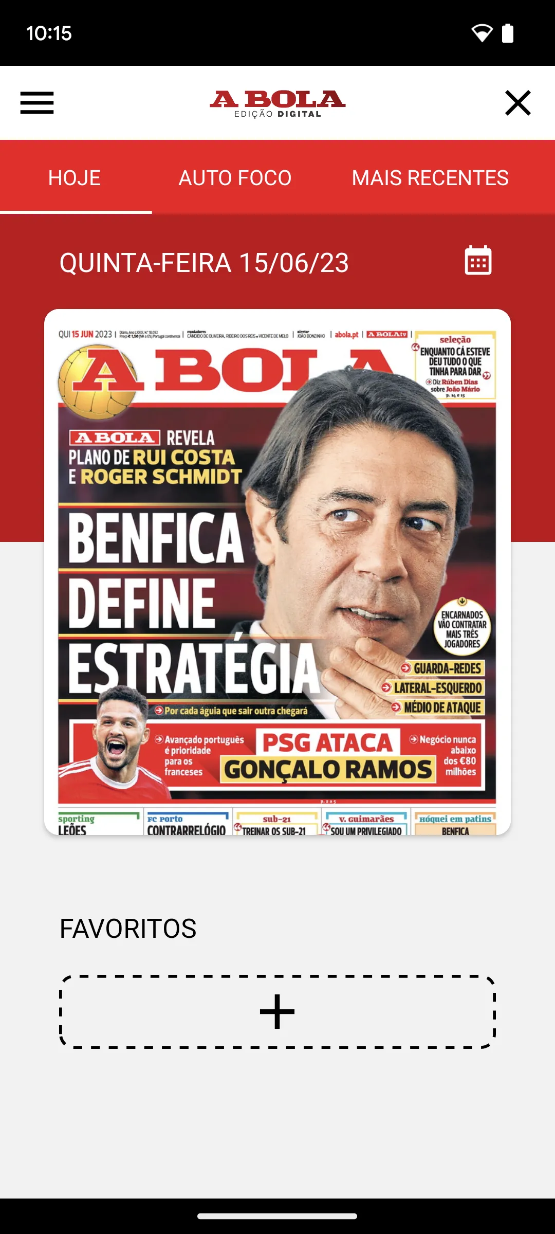 A BOLA – Edição Digital | Indus Appstore | Screenshot