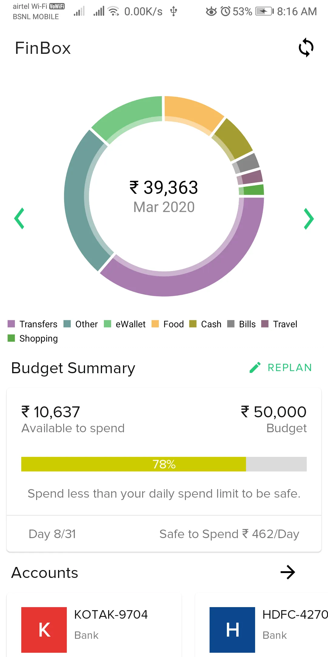 FinBox Finance Manager | Indus Appstore | Screenshot