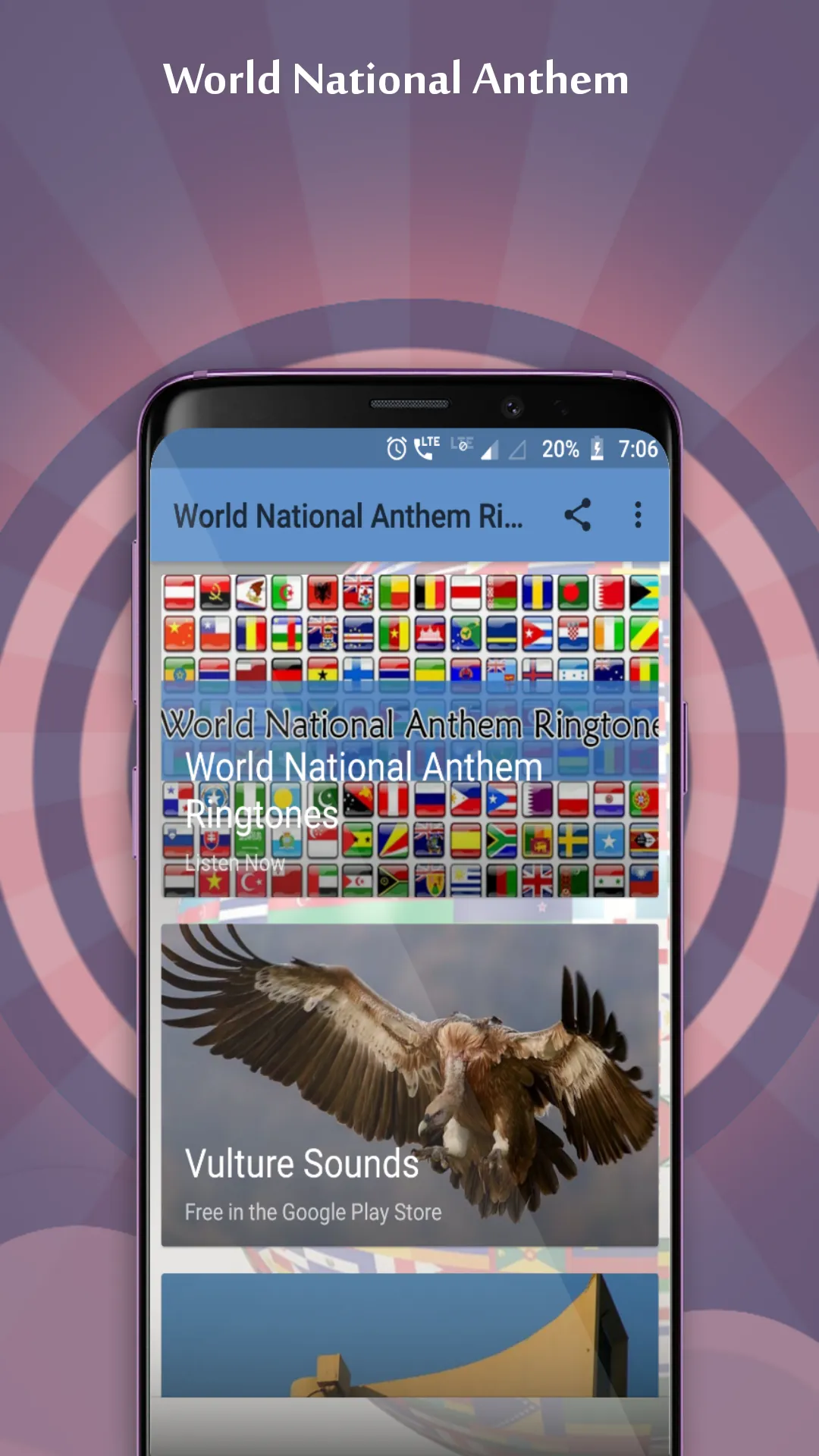 World National Anthem Ringtone | Indus Appstore | Screenshot