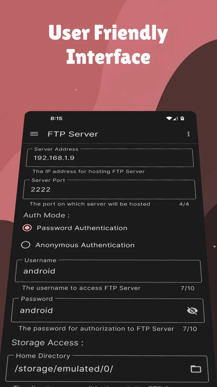 Wifi FTP Server | Indus Appstore | Screenshot