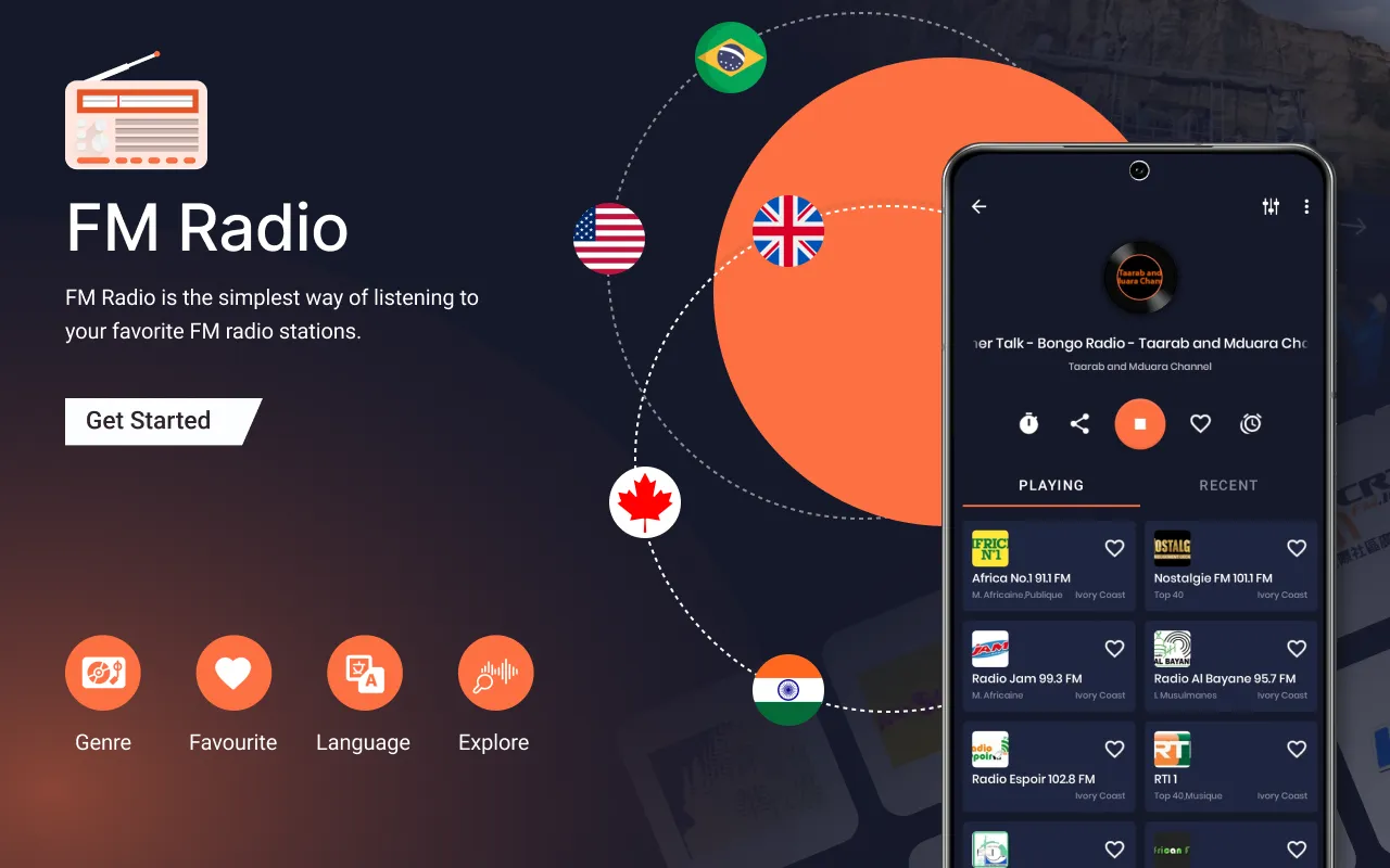 Radio Fm Without Earphone | Indus Appstore | Screenshot