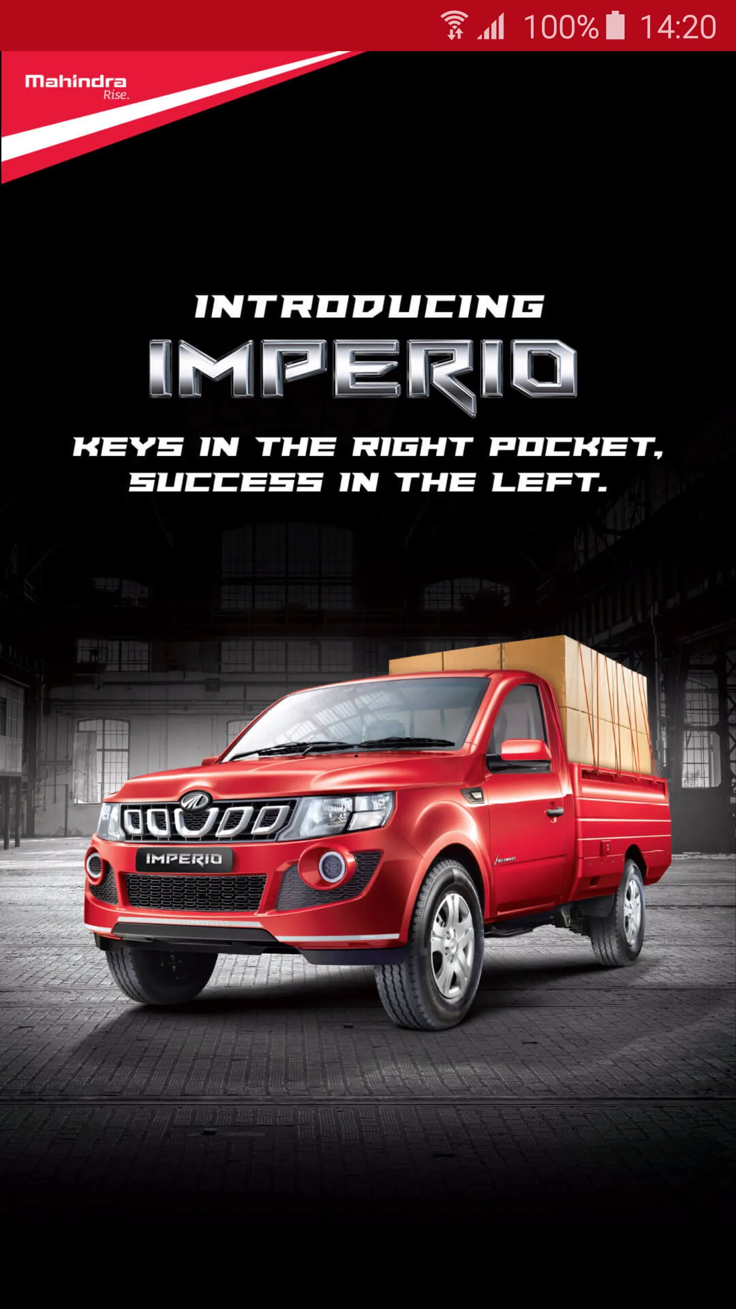 Mahindra Imperio | Indus Appstore | Screenshot