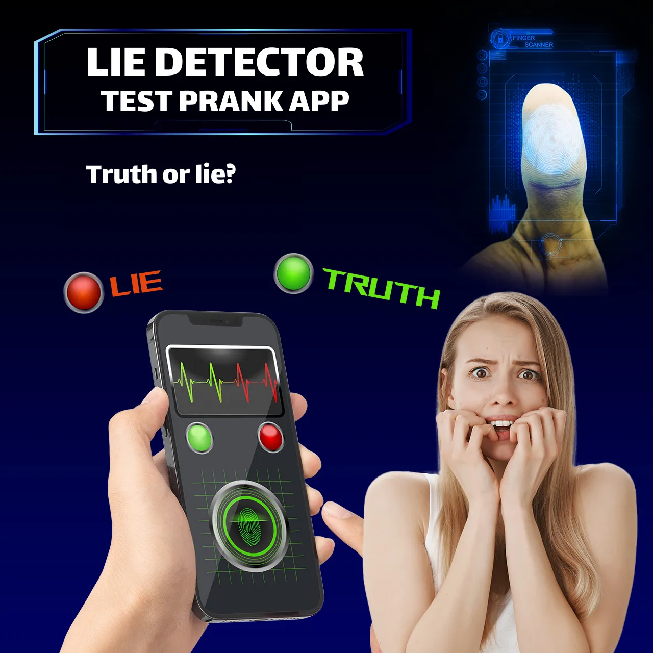 Lie Detector: Truth Test Prank | Indus Appstore | Screenshot