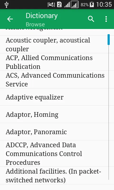 Telecommunications Dictionary | Indus Appstore | Screenshot