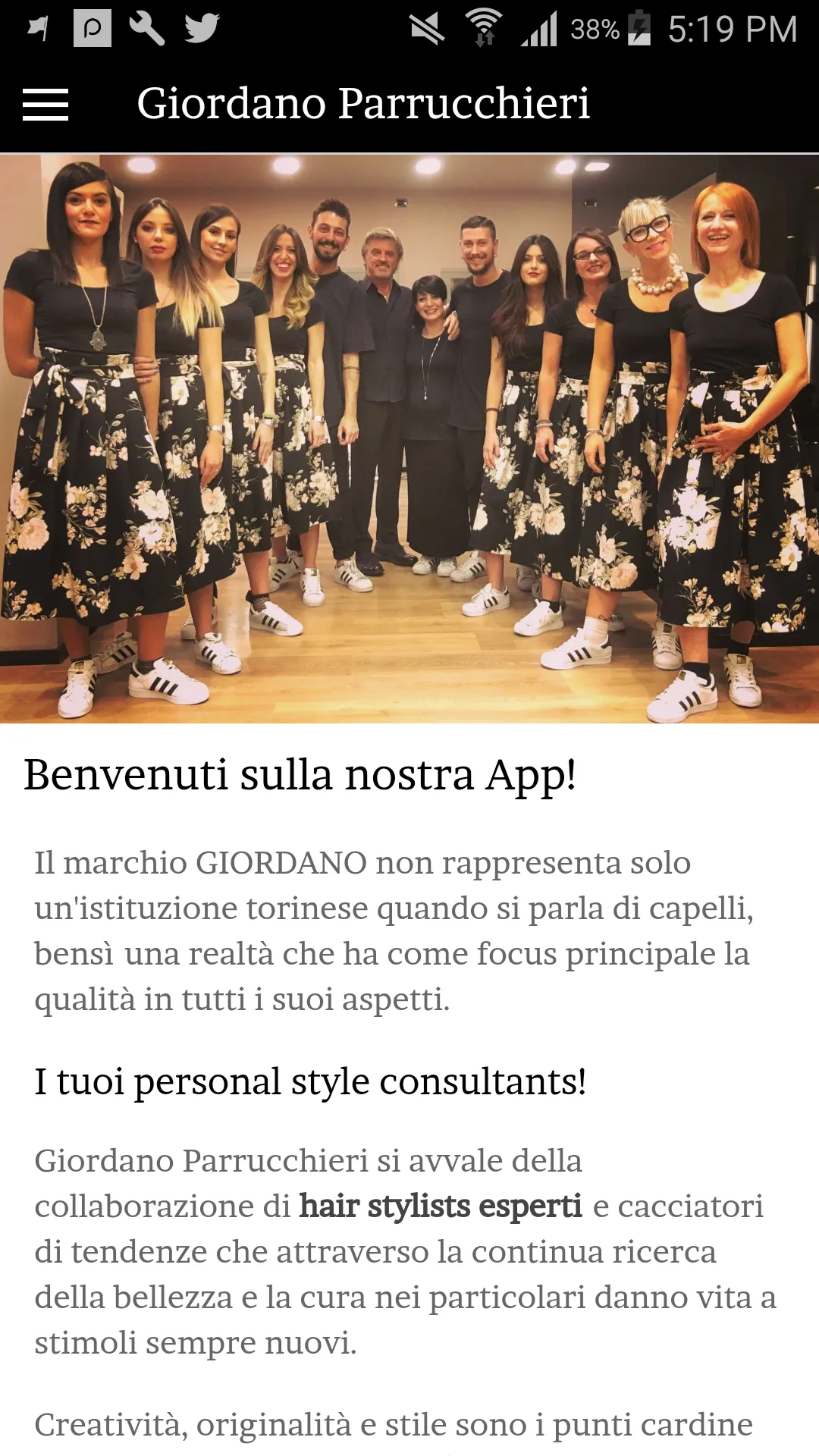 Giordano Parrucchieri | Indus Appstore | Screenshot