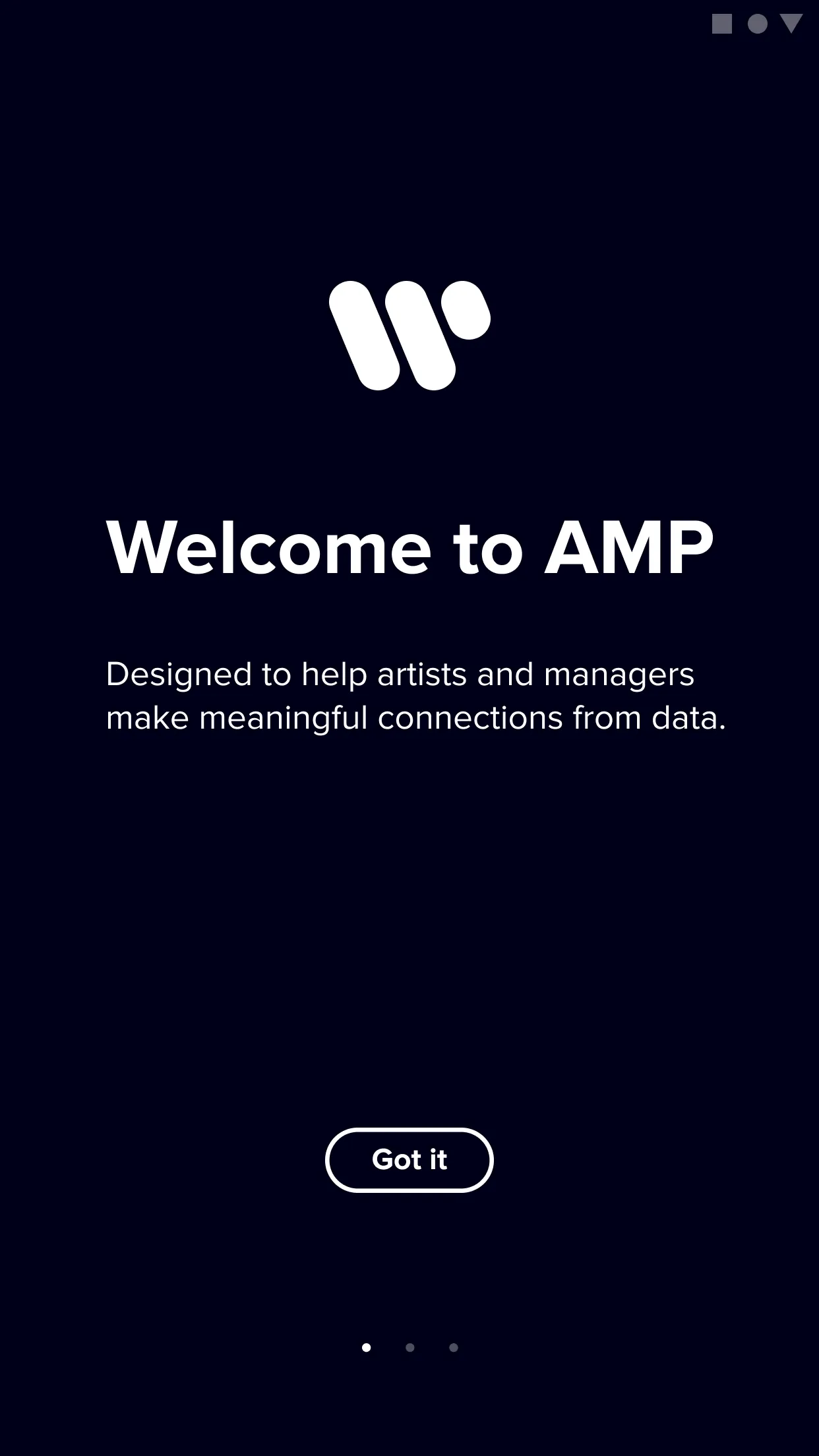 WMG AMP | Indus Appstore | Screenshot