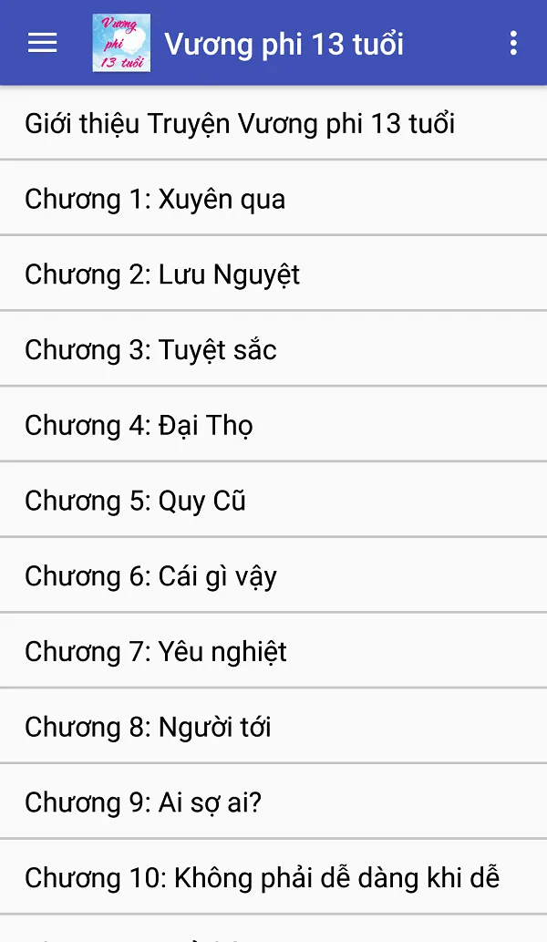 Vuong phi 13 tuoi Xuyen khong | Indus Appstore | Screenshot