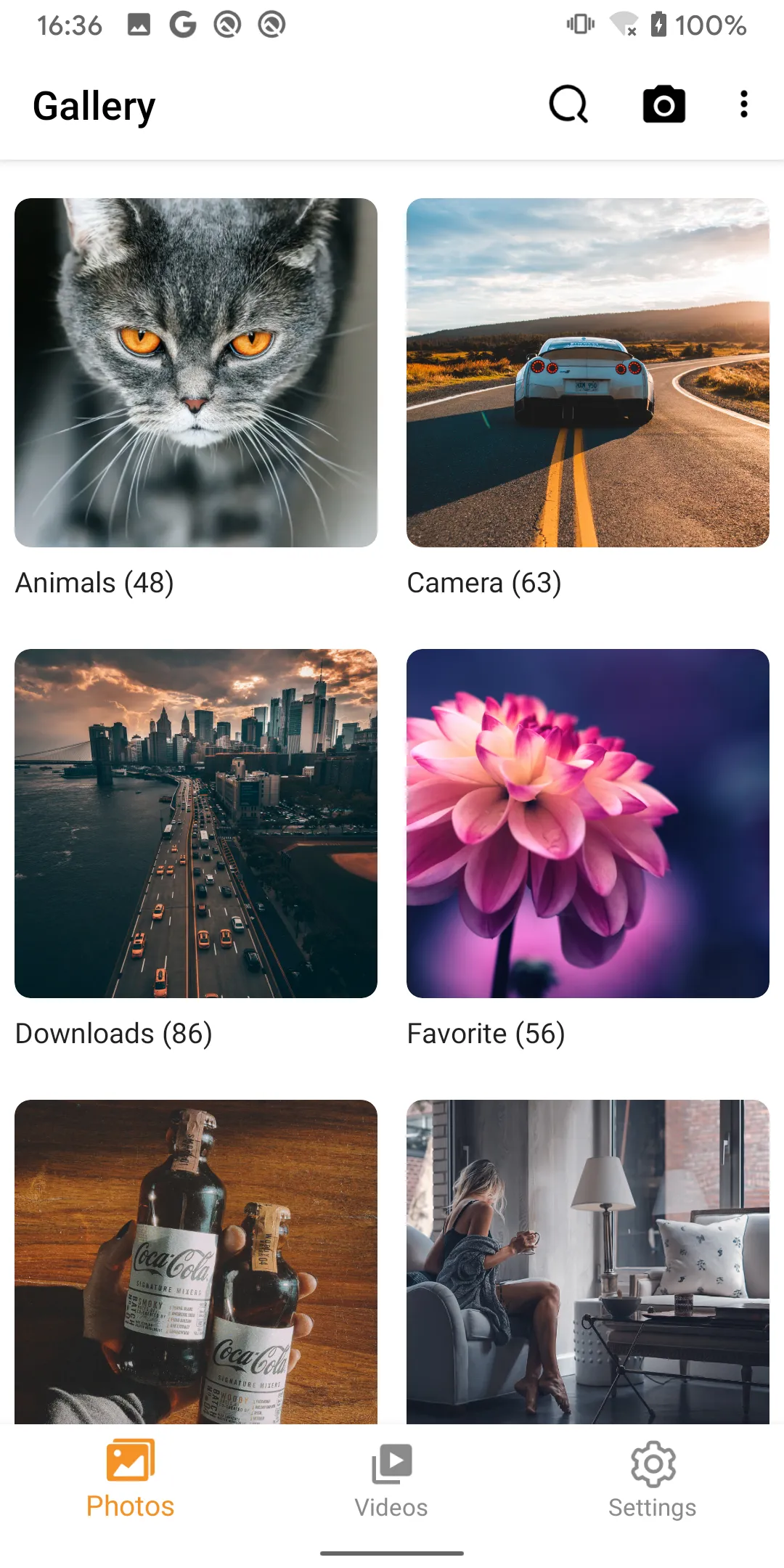 Gallery - photo gallery, album | Indus Appstore | Screenshot