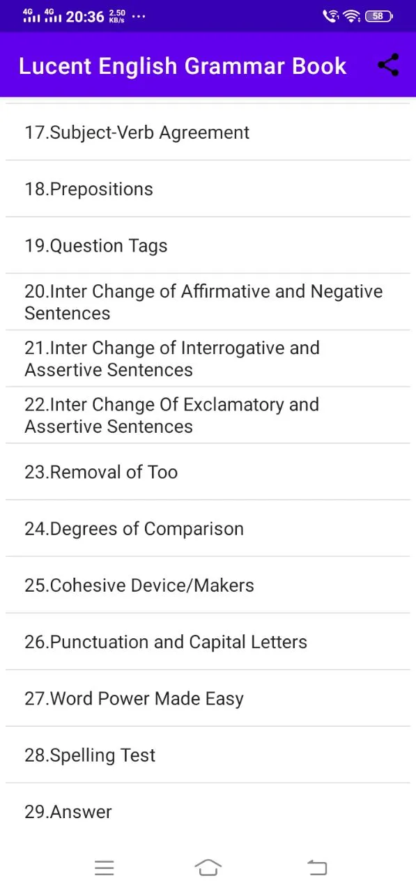 Lucent English Grammar Book | Indus Appstore | Screenshot