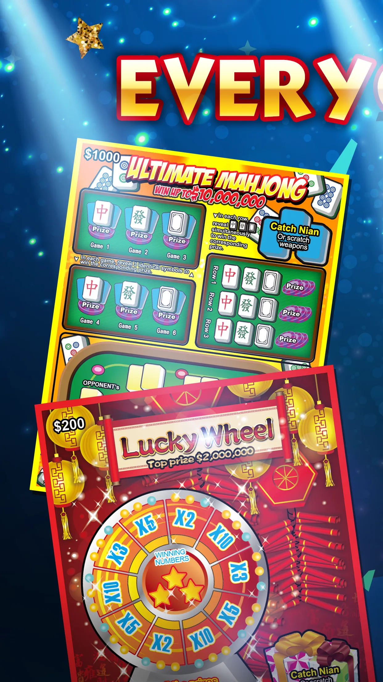 Lottery Scratch Off - Mahjong | Indus Appstore | Screenshot