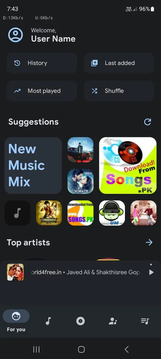 Elegant Music Player I Mp3 | Indus Appstore | Screenshot