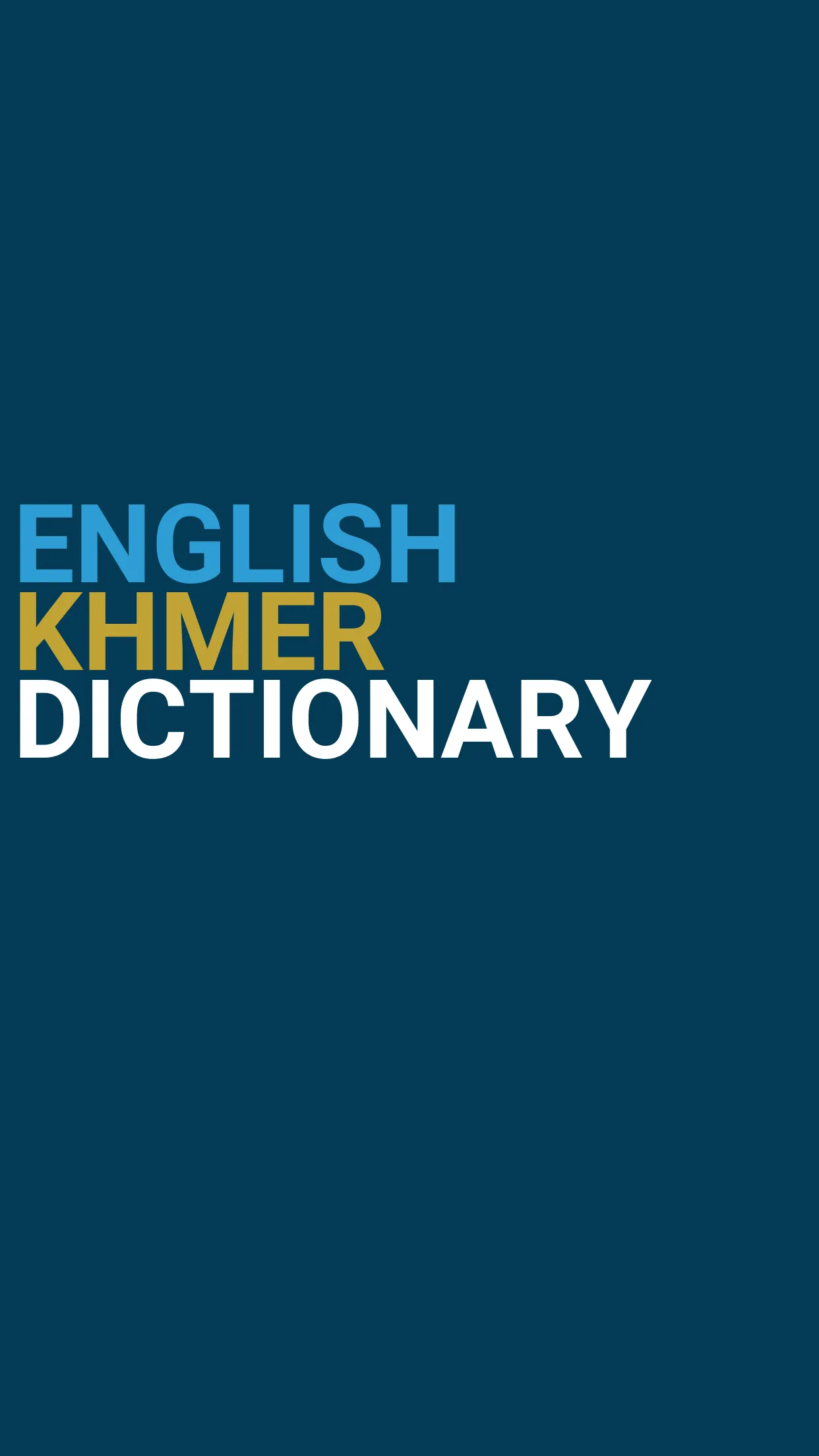 English : Khmer Dictionary | Indus Appstore | Screenshot