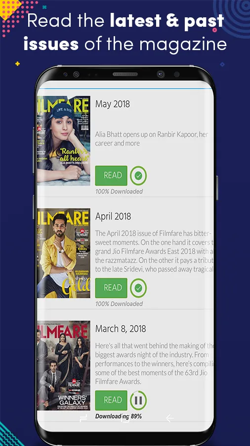 Filmfare | Indus Appstore | Screenshot