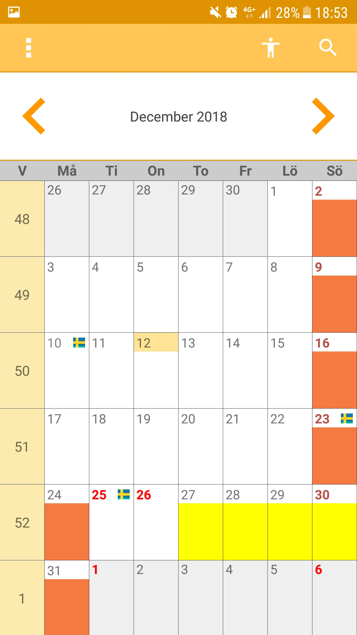 Simple Calendar | Indus Appstore | Screenshot