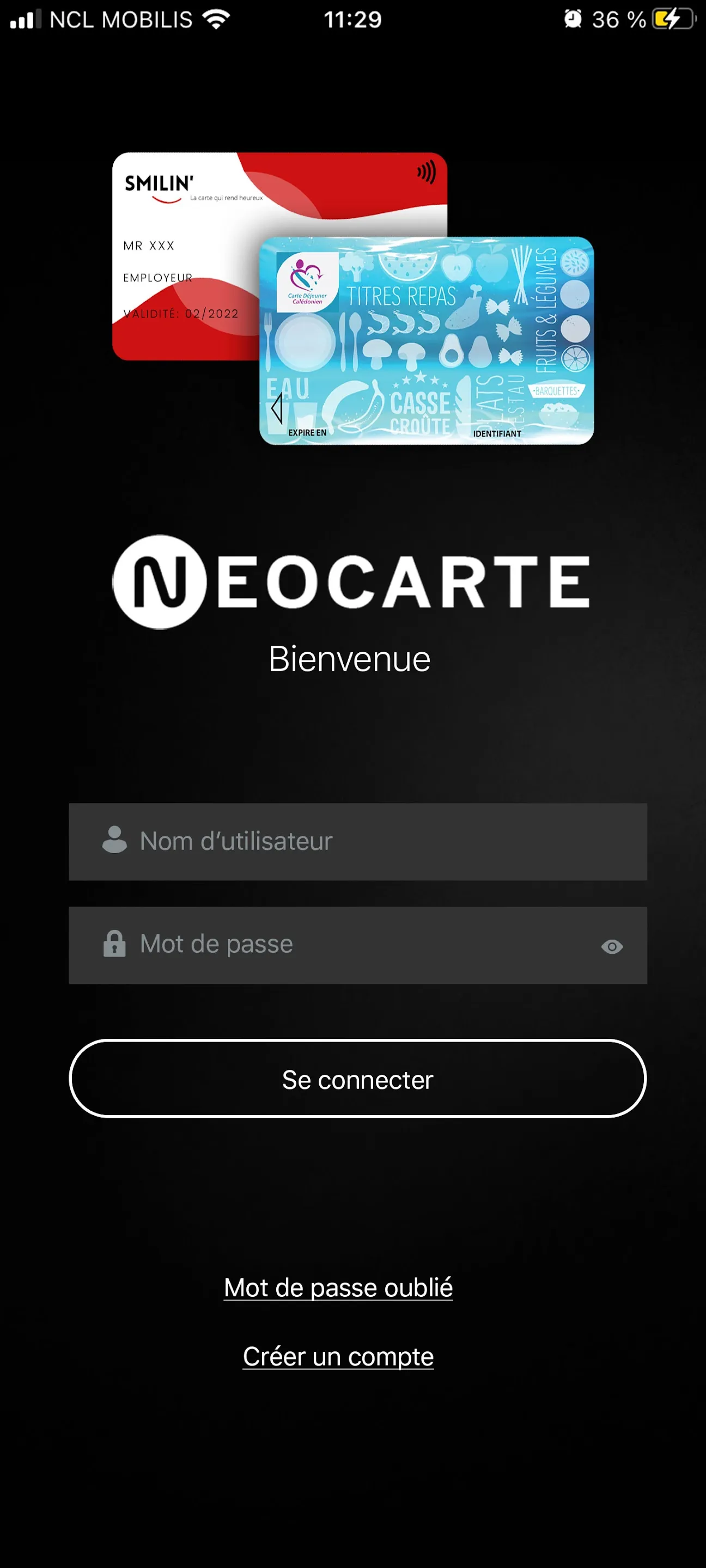 NeoCarte Bénéficiaire | Indus Appstore | Screenshot