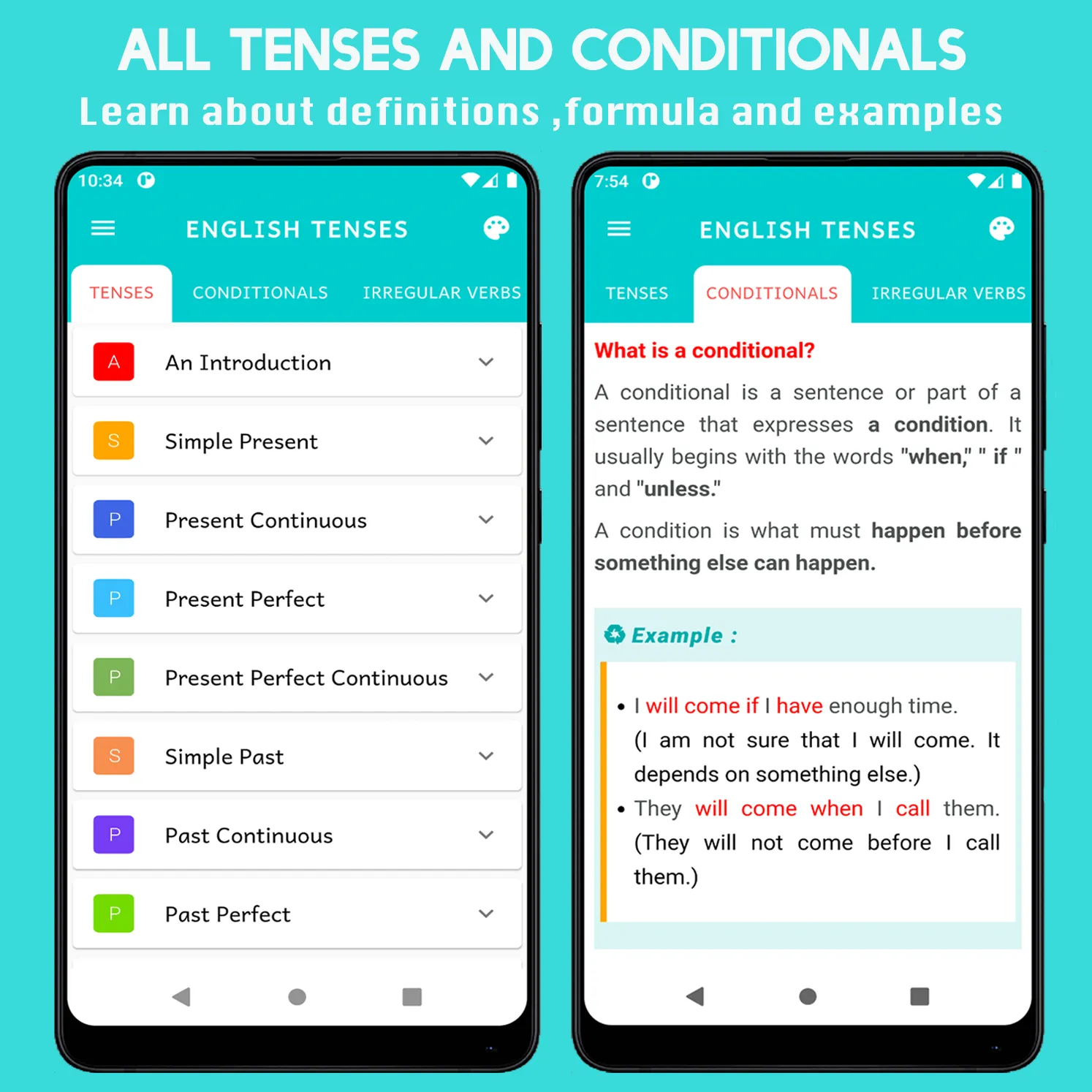 All English Tenses | Indus Appstore | Screenshot