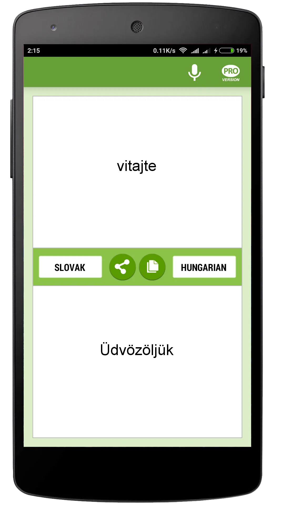 Slovenskú-Hungarian Translator | Indus Appstore | Screenshot