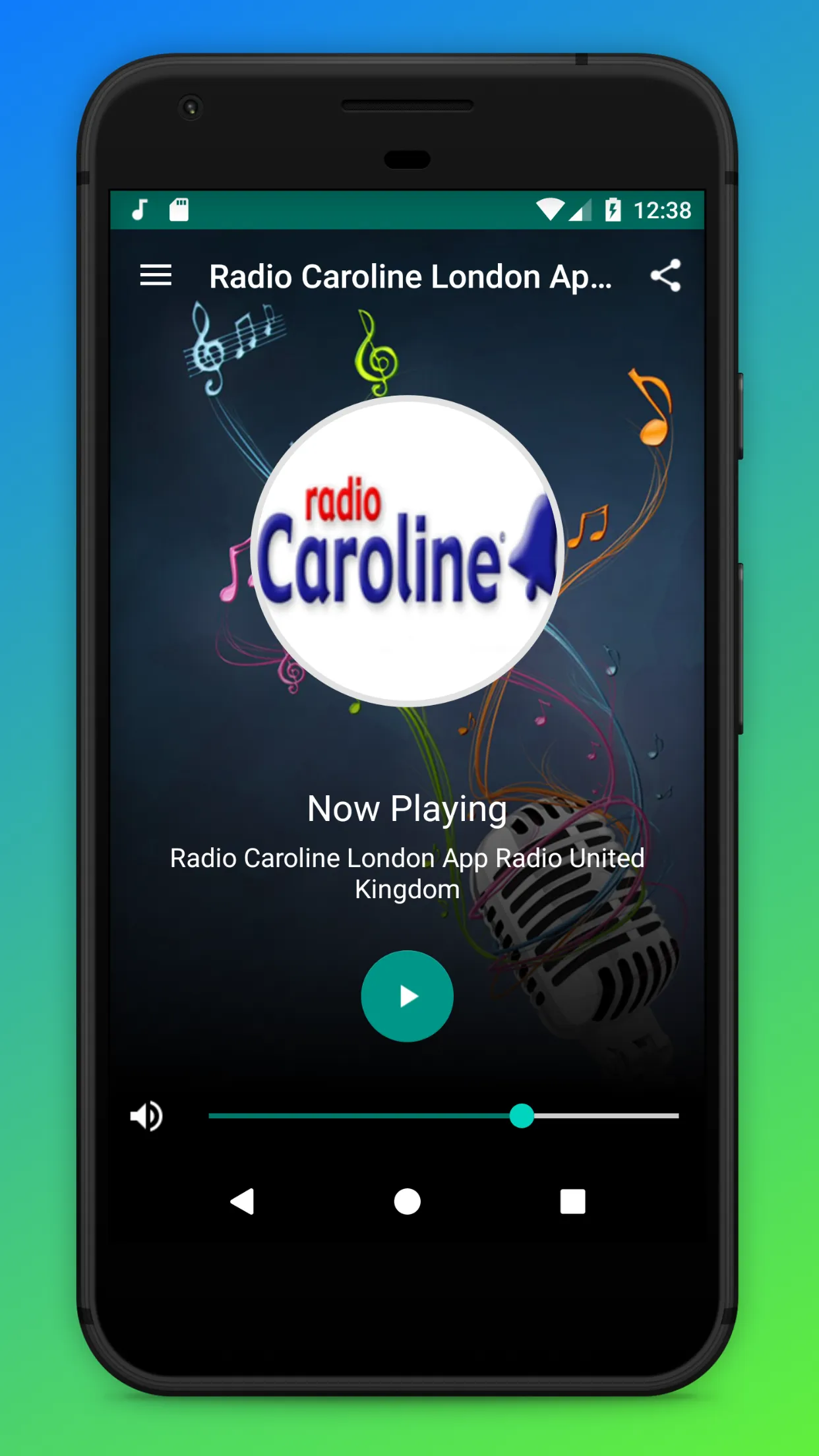 Radio Caroline UK Online App | Indus Appstore | Screenshot