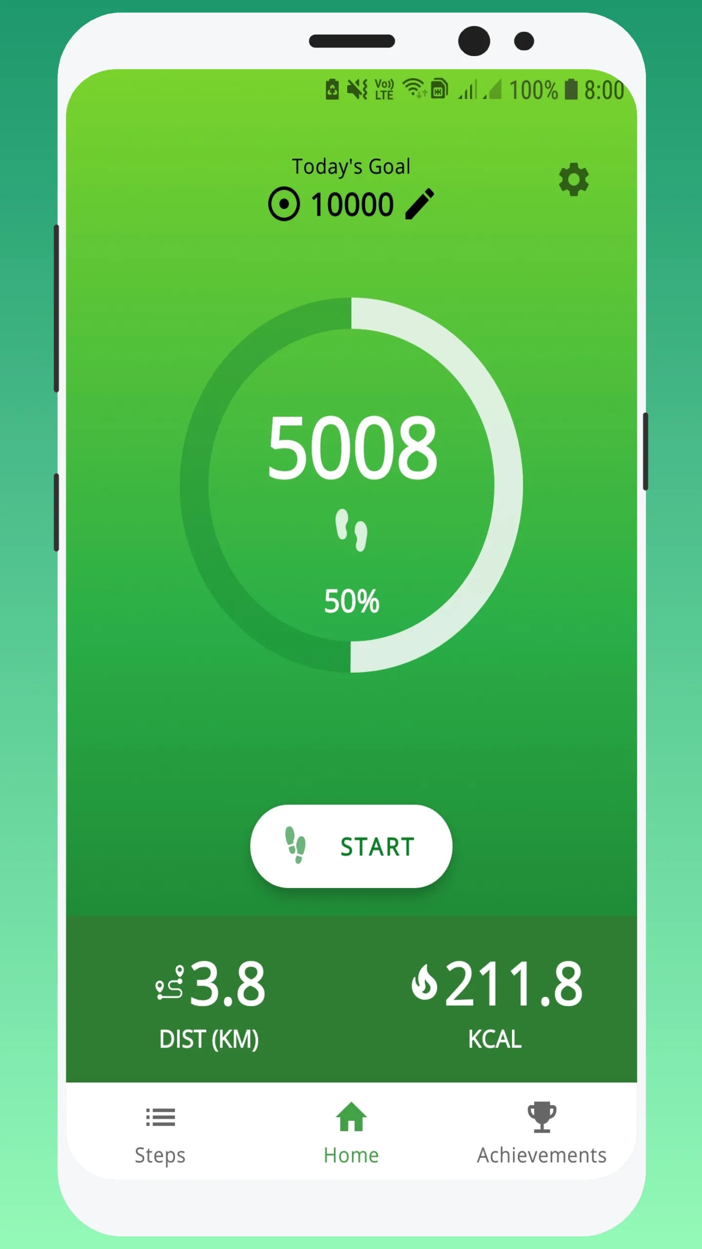 Step Challenge - Pedometer | Indus Appstore | Screenshot