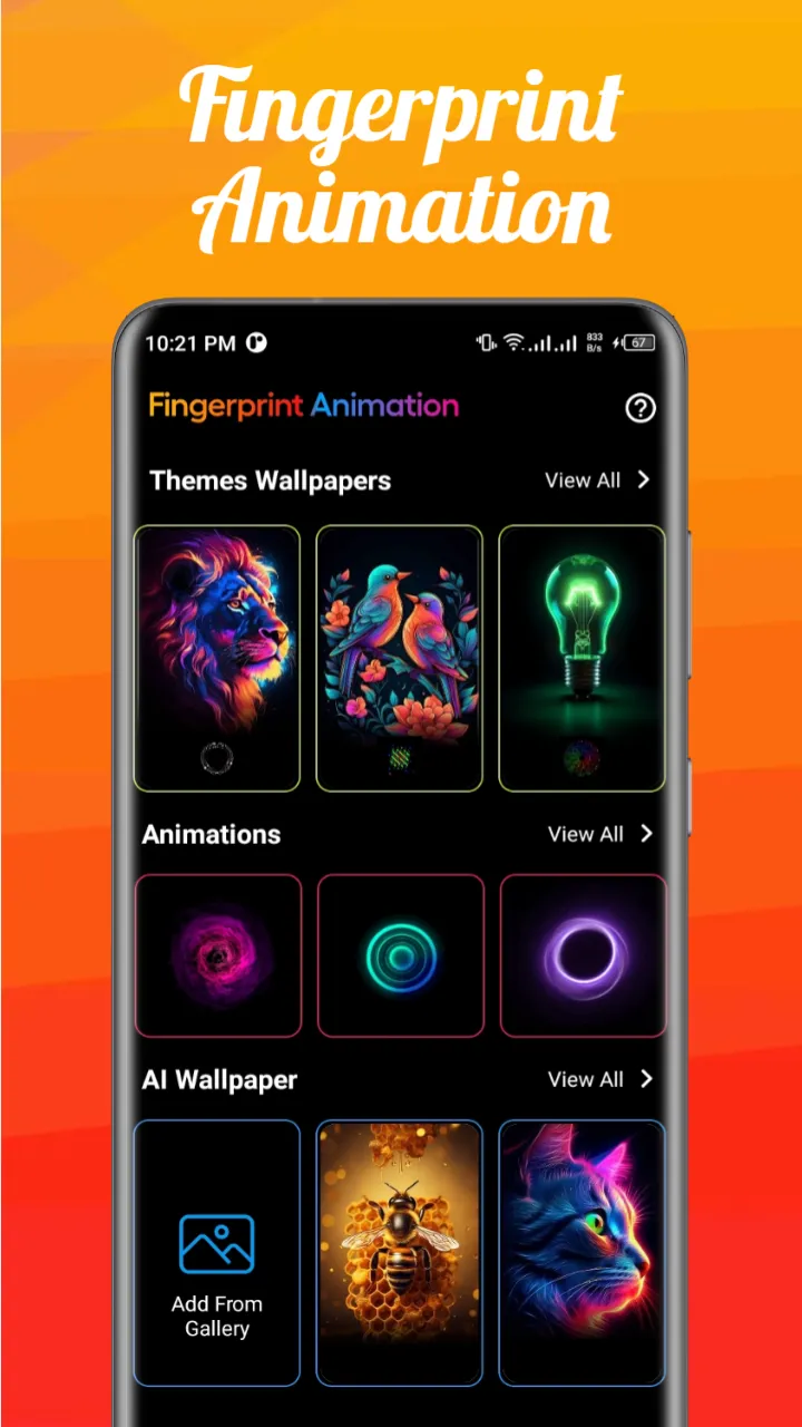 Fingerprint Live Animation | Indus Appstore | Screenshot