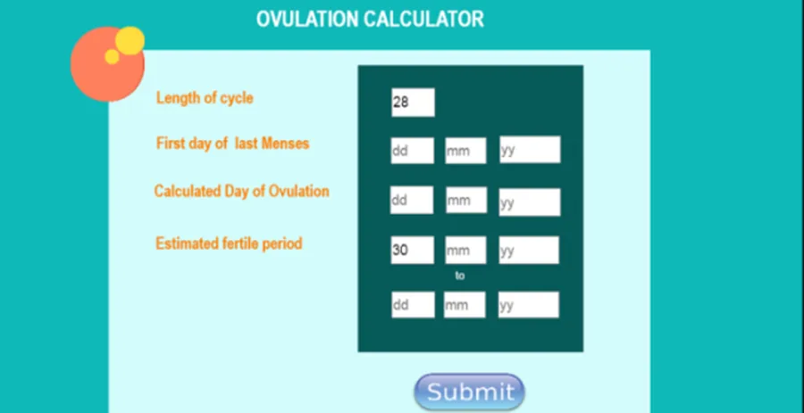 Ovulation Calculator | Indus Appstore | Screenshot