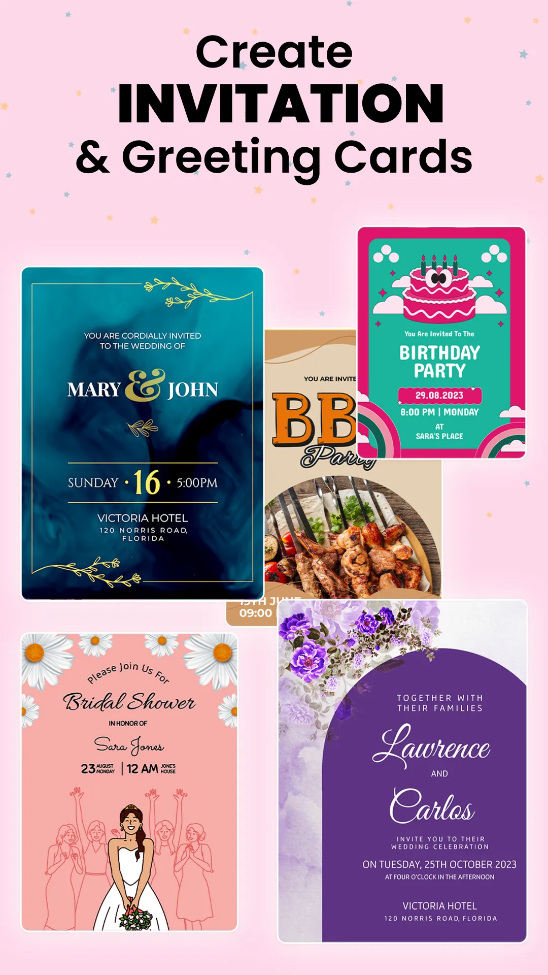 Invitation Maker & Card Design | Indus Appstore | Screenshot