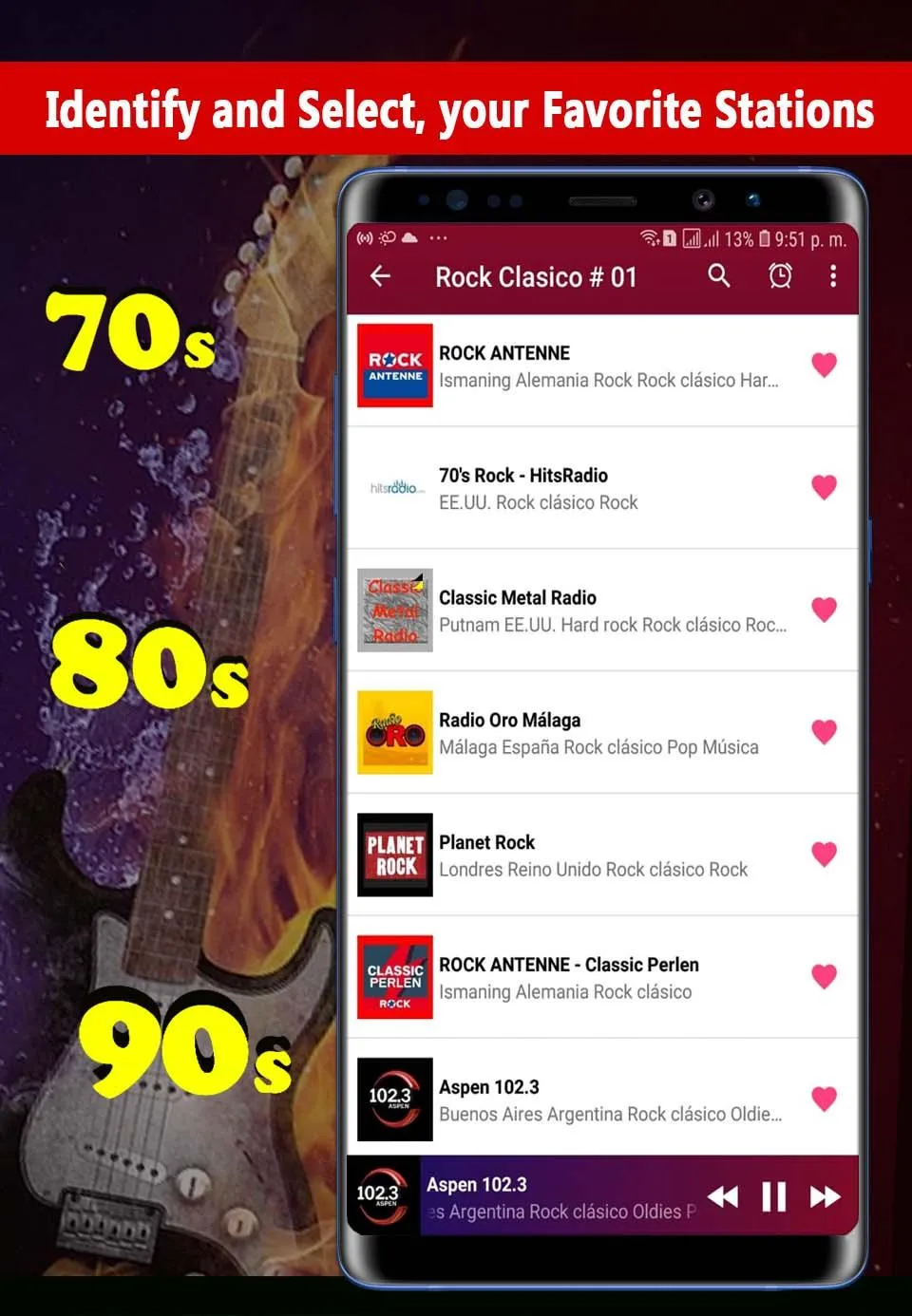 Classic Rock Music | Indus Appstore | Screenshot