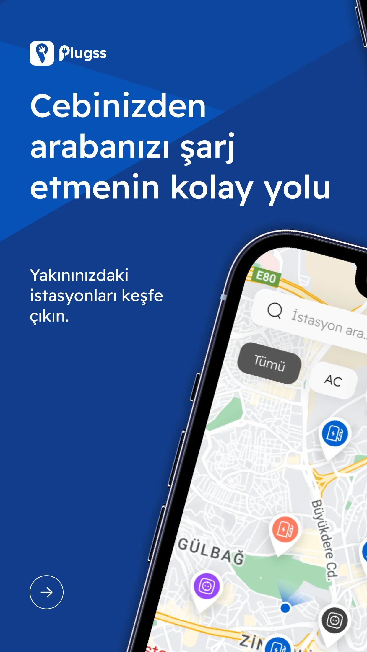 Plugss - Tüm Şarj İstasyon Ağı | Indus Appstore | Screenshot