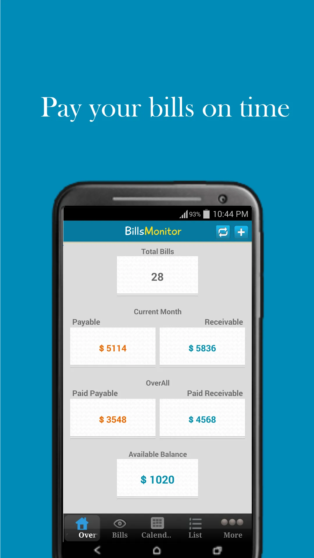 Bills Monitor &Manager | Indus Appstore | Screenshot