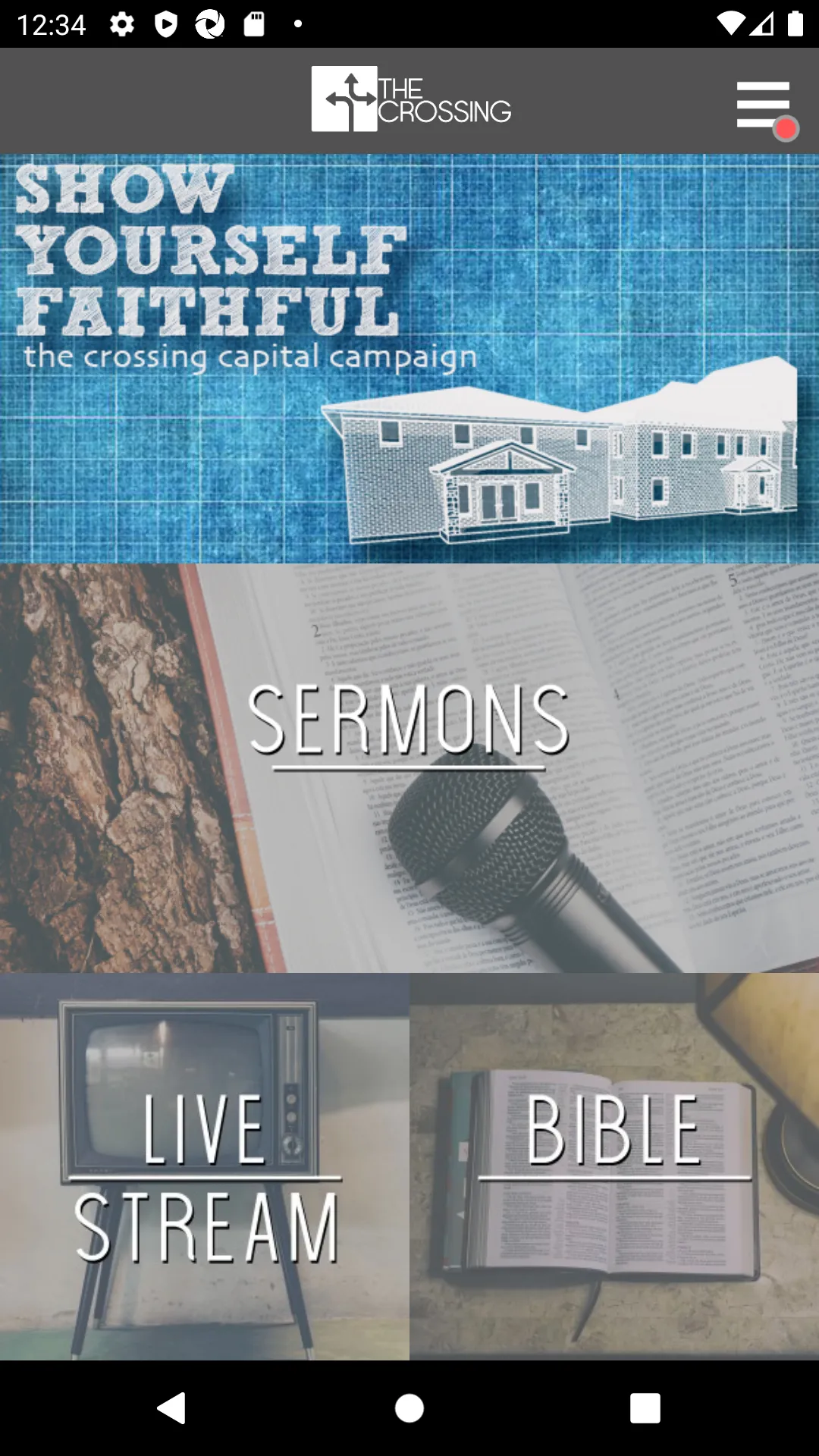 Church at the Crossing App | Indus Appstore | Screenshot