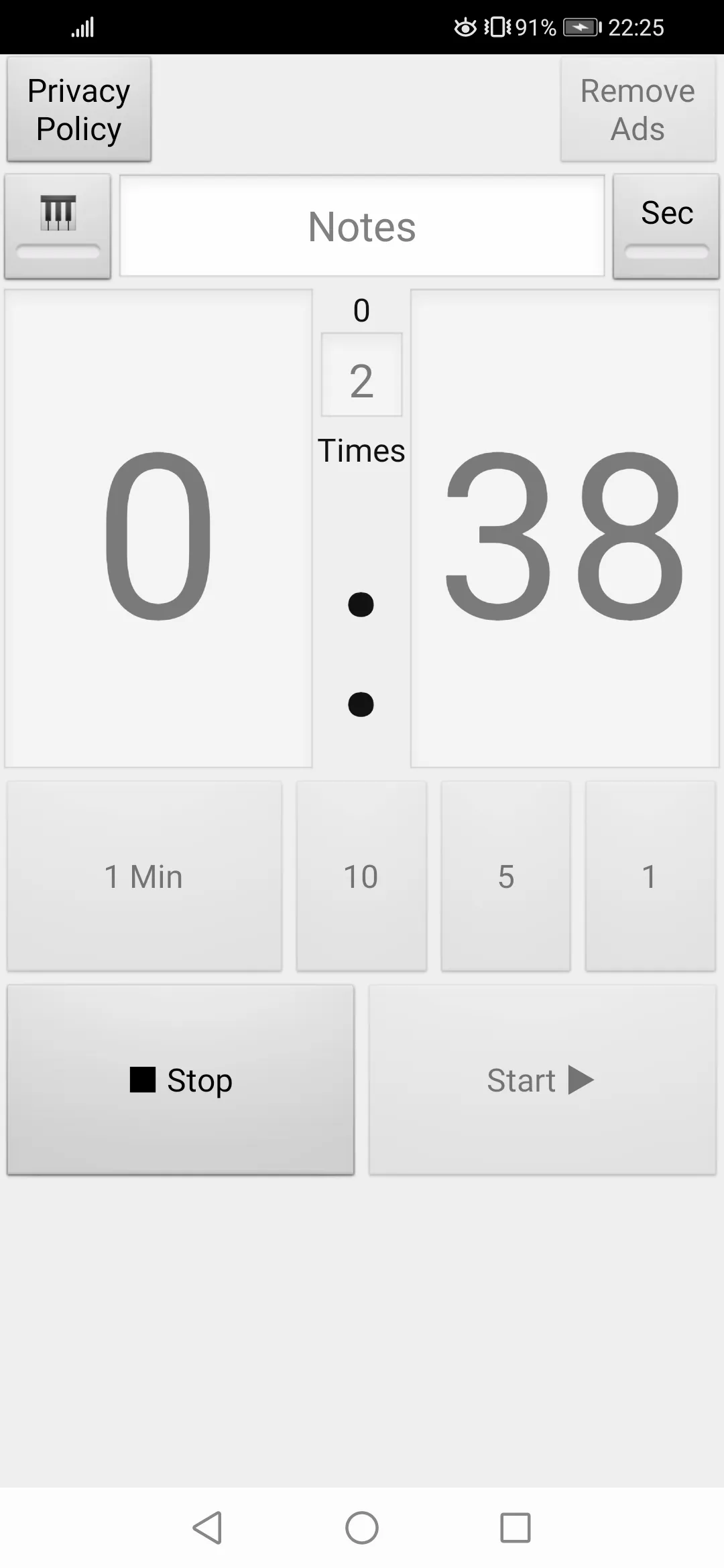 Interval Timer Alarm | Indus Appstore | Screenshot