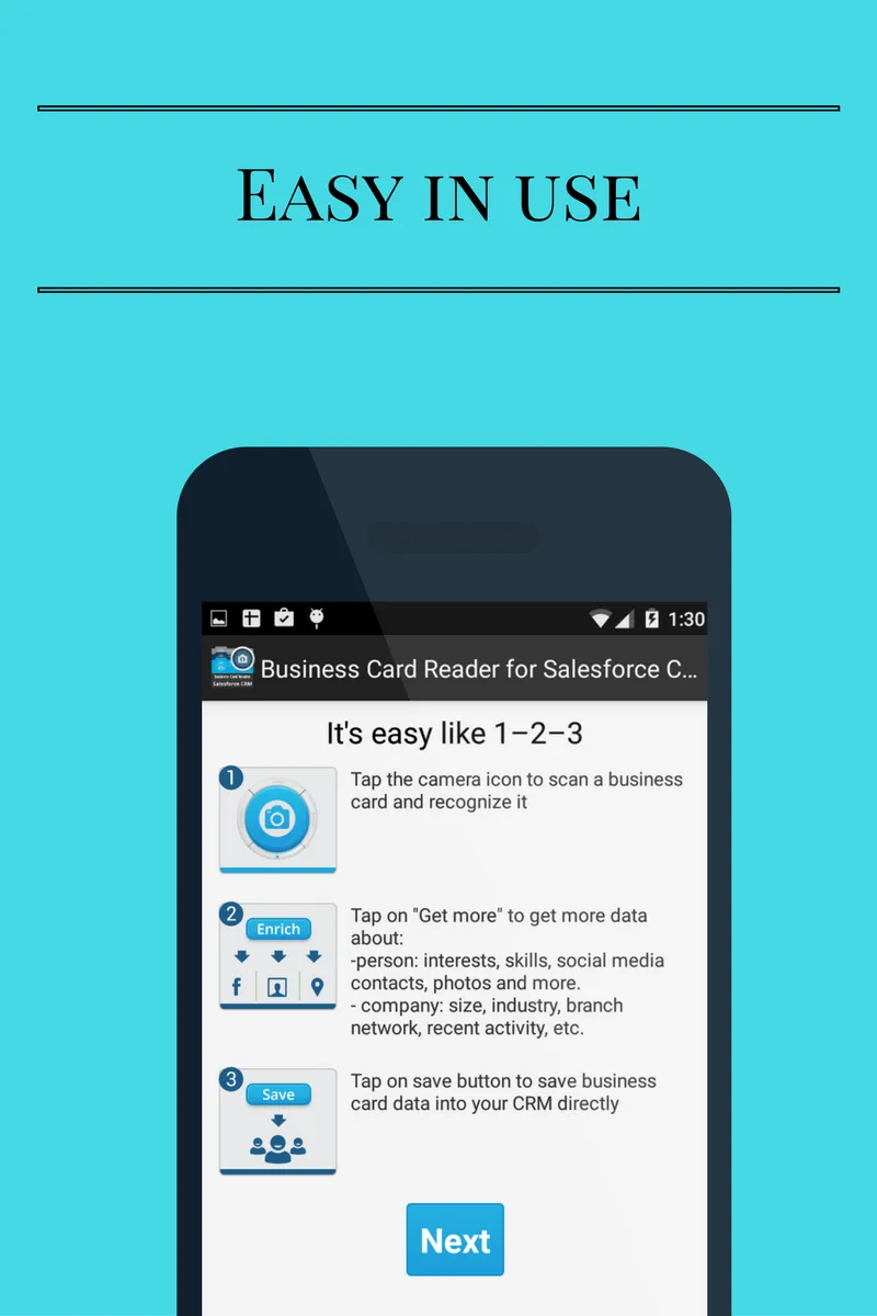 Salesforce Business Card Scann | Indus Appstore | Screenshot