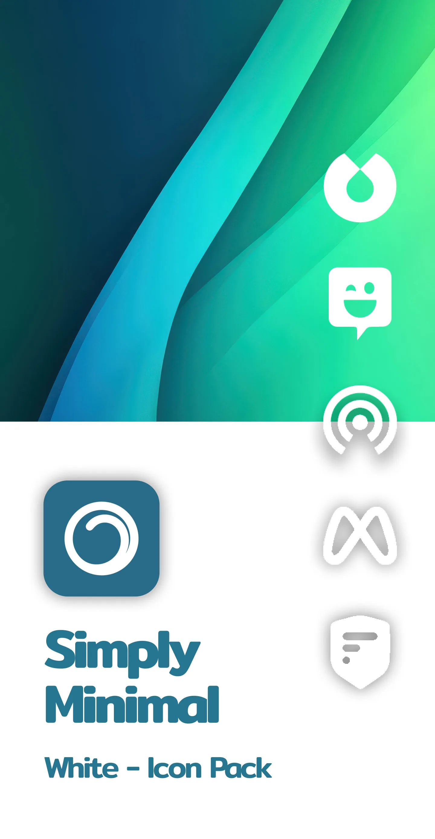 Simply Minimal White Icon Pack | Indus Appstore | Screenshot