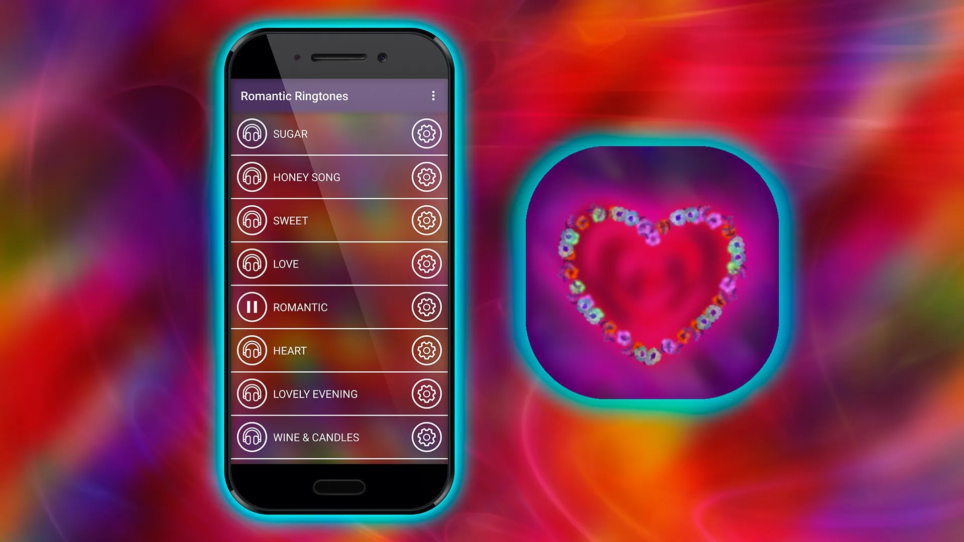 Romantic & Love Ringtones | Indus Appstore | Screenshot