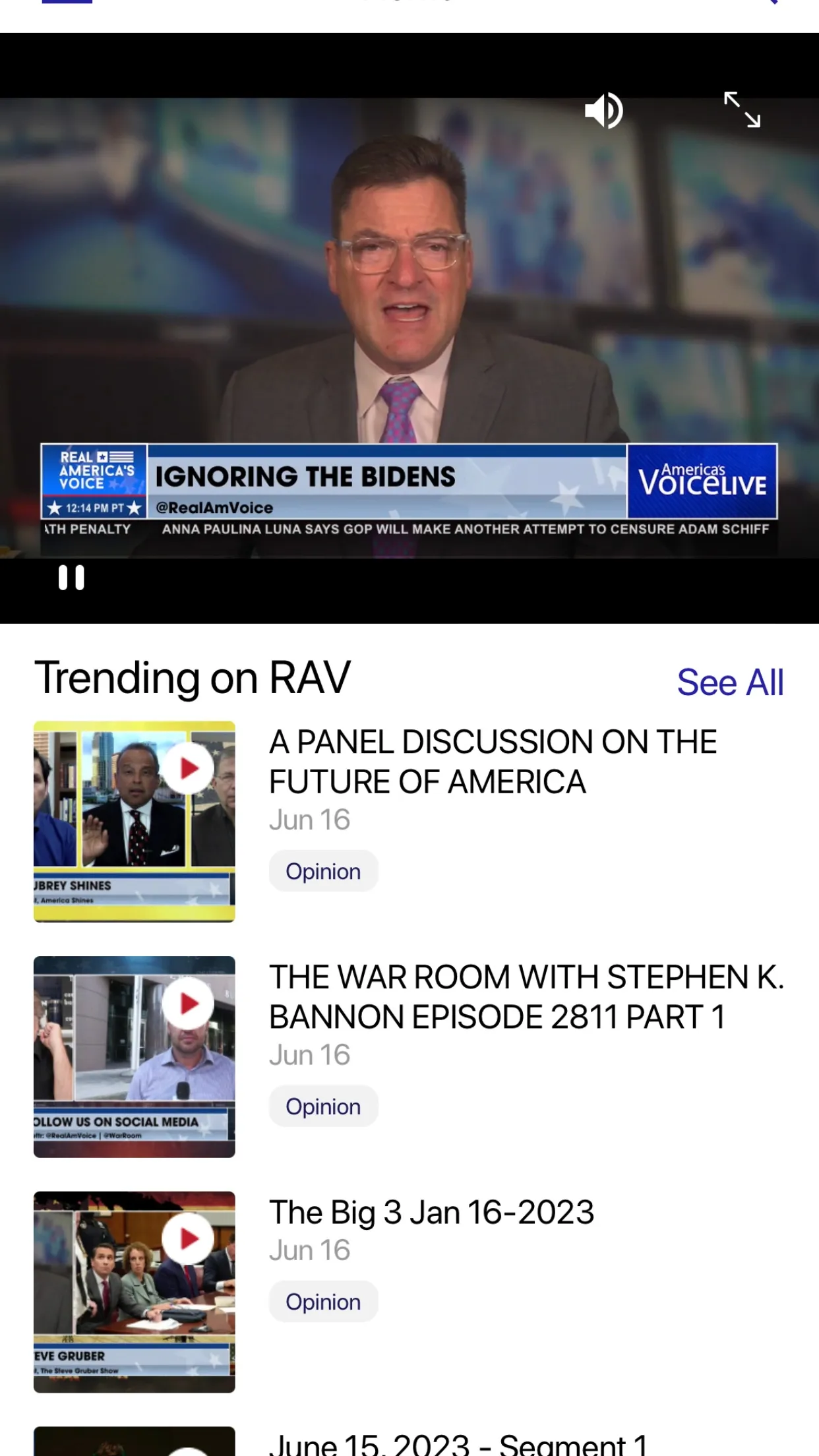 Real America’s Voice News | Indus Appstore | Screenshot